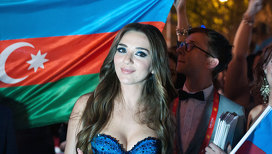 Евровидение-2012. На красной дорожке. Представительница Азербайджана /Eurovision 2012. The red carpet ceremony. Participant from Azerbaijan