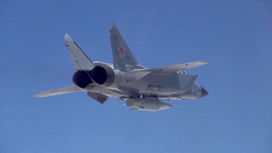 Угроза возмездия: под Калининградом заметили МиГ-31К с ракетой "Кинжал"