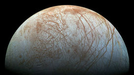 Поверхность спутника Юпитера Европы может быть усыпана ледяными шипами