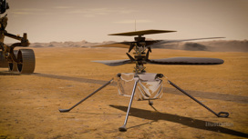 В составе миссии "Марс-2020" на Красную планету отправился первый марсианский вертолёт.