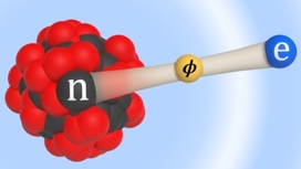 Возможно, нейтрон в ядре испускает тёмные бозоны, которые воздействуют на электроны.