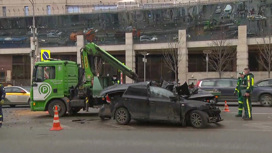 Автомобиль блогера Эдварда Била попал в аварию с пятью машинами в Москве