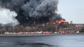 Потушен пожар на "Невской мануфактуре", бушевавший четыре дня