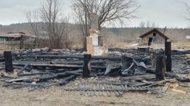 Названа предположительная причина пожара в частном доме в Пермской области