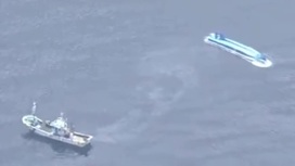 Японское судно перед столкновением c российским шло в Охотском море без сигналов