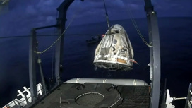 Капсула от SpaceX приводнилась у побережья Флориды