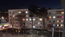 Взрыв уничтожил два этажа в жилом доме в Набережных Челнах
