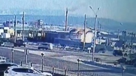 Взрыв на газозаправочной станции в Улан-Удэ попал на видео