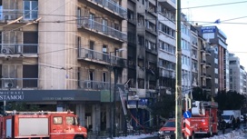 Взрыв и пожар: ЧП в Афинах