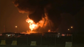 Пожар на одном из обстрелянных саудовских нефтехранилищ локализован