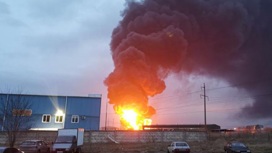 Белгородские власти: дефицита топлива из-за пожара на нефтебазе не будет