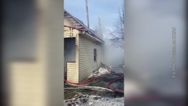 При тушении серьезного пожара на Ямале в гараже нашли тело мужчины
