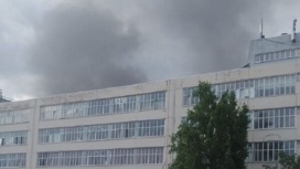 На джинсовой фабрике в Ростовской области вспыхнул пожар