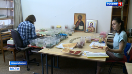 Новосибирские мозаичисты завершают работу над иконами для собора в Куйбышеве