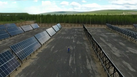 В Арктике запустили солнечную электростанцию
