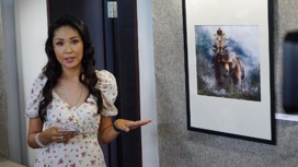В Улан-Удэ популярная художница-иллюстратор открыла свою выставку