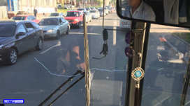 ДТП на ул. Красноармейской в Томске парализовало движение городского транспорта