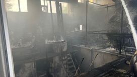 Производственное здание горело в Благовещенске