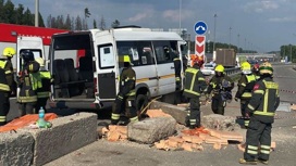 Семь человек пострадали в ДТП с маршруткой на Киевском шоссе