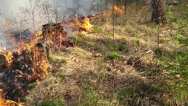В Свердловской области продолжается борьба с природными пожарами