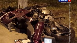 В Северодвинске в ДТП погиб мотоциклист