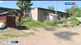 Выгребная яма мешает дышать жителям домов по улице Калинина в Биробиджане