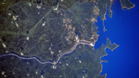 Бурейскую ГЭС сфотографировали из космоса