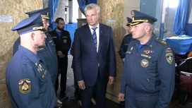 Глава МЧС России прибыл в Магадан и оценил ситуацию с пожарами