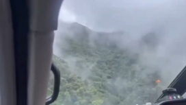 Крушение вертолета с кандидатом в президенты Панамы попало на видео