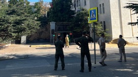 Беспилотник атаковал штаб Черноморского флота в Севастополе