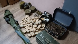 В Новой Каховке обнаружен арсенал украинских диверсантов