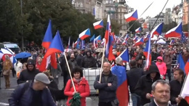 Чехи протестуют из-за усталости от Украины
