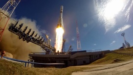 Сегодня с космодрома Плесецк стартовала ракета-носитель с военным спутником на борту