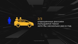 Россия в цифрах. Насколько востребованы услуги такси?