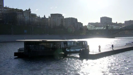 На Москве-реке испытывают электротрамвайчики