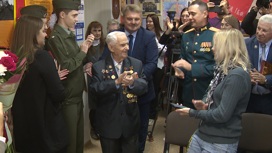 Волгоградский ветеран отмечает 100-летний юбилей