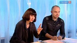 Марина Давыдова и Роман Должанский на "Худсовете". 19 ноября 2013 года