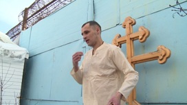 Импровизированную купель сделали в тюменской колонии в праздник Крещения