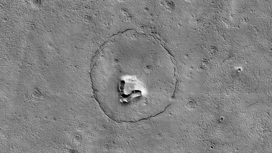 Орбитальный разведчик разглядел на Марсе "морду медведя"