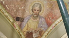 Фреску XVIII века восстанавливают в Свято-Троицком соборе Челябинской области
