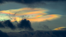 Редкие перламутровые облака стали появляться в полярных широтах