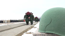 На Россошинском военно-мемориальном кладбище перезахоронили останки 180 советских солдат
