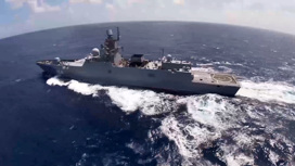 Российский фрегат уничтожил условный корабль противника в Атлантике