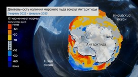 Льды в Антарктиде стремительно тают