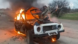 Неизвестные взорвали машину с семьей полицейского в Херсонской области
