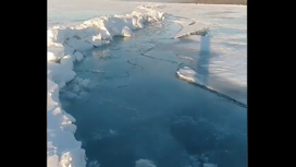 В Бурятии смертельно опасно находиться на льду Байкала