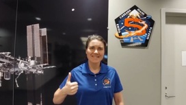 Новосибирская космонавтка Анна Кикина передала видеопривет из Хьюстона