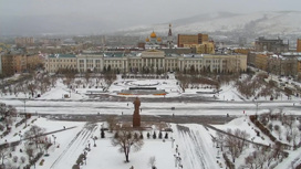 Дальний Восток и Сибирь находятся во власти снежного циклона