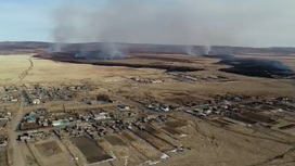 В Забайкалье за три дня сгорело 350 гектаров травы