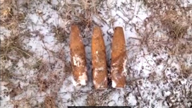 Три артиллерийских снаряда времен Второй мировой нашли в приграничном Суньу